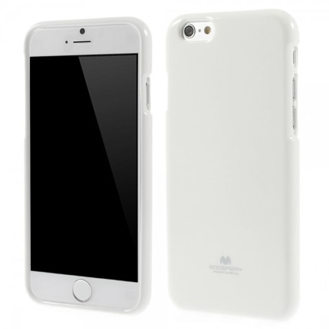 Goospery - iPhone 6S/6 Handy Hülle - TPU Soft Case - Pearl Jelly Series - weiss