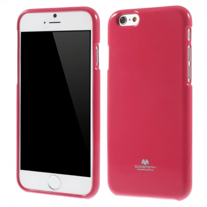 Goospery - iPhone 6S/6 Handy Hülle - TPU Soft Case - Pearl Jelly Series - pink