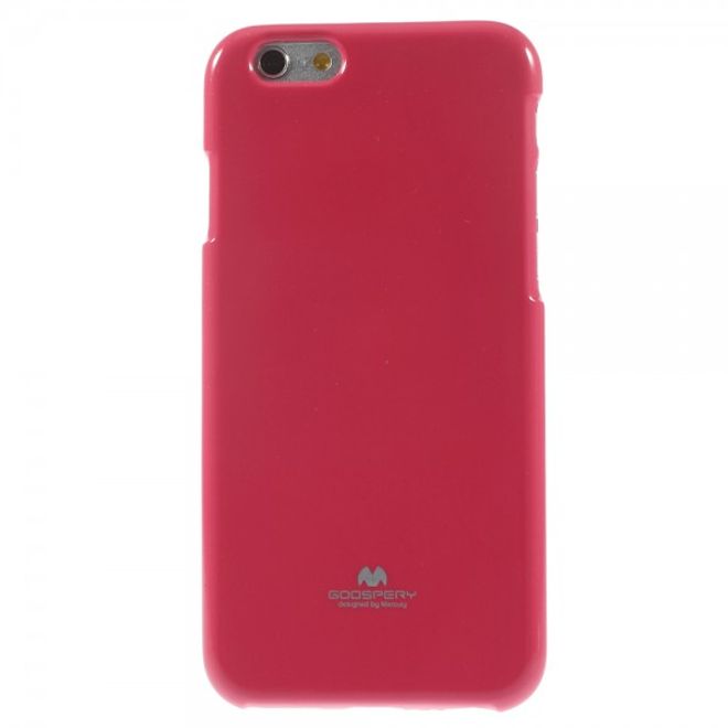 Goospery - iPhone 6S/6 Handy Hülle - TPU Soft Case - Pearl Jelly Series - pink