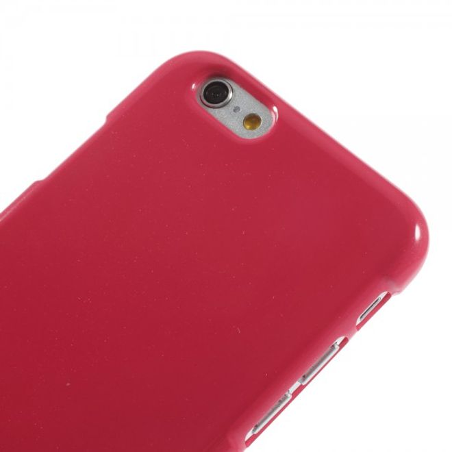 Goospery - iPhone 6S/6 Handy Hülle - TPU Soft Case - Pearl Jelly Series - pink