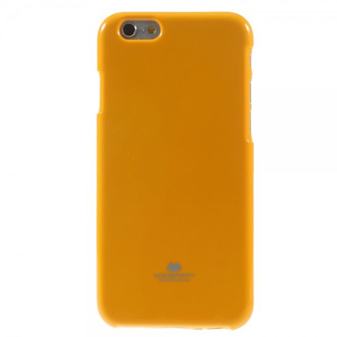 Goospery - iPhone 6S/6 Handy Hülle - TPU Soft Case - Pearl Jelly Series - gelb