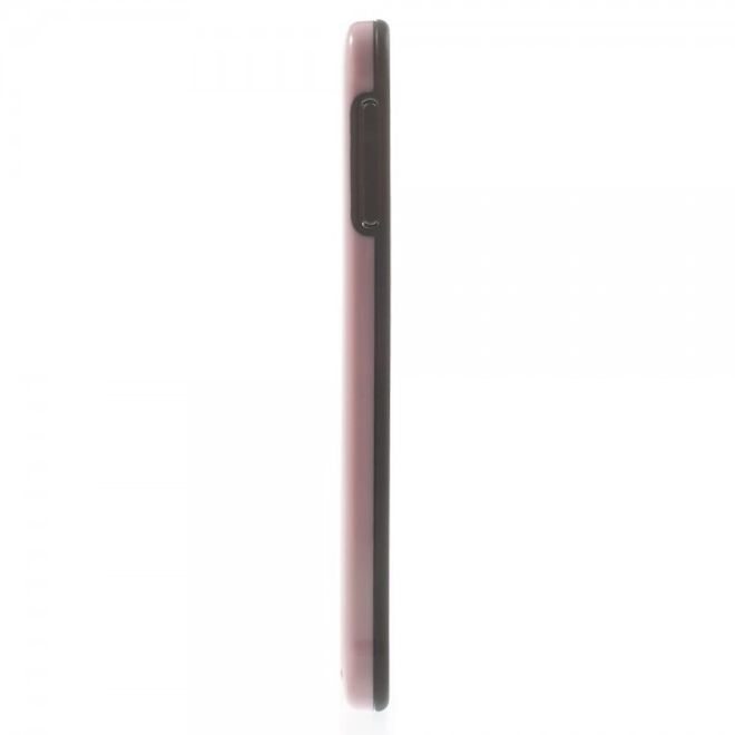 Samsung Galaxy Alpha Glänzender Plastik Bumper - pink