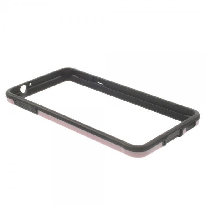 Samsung Galaxy Alpha Glänzender Plastik Bumper - pink