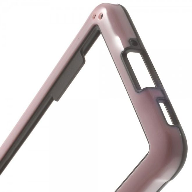 Samsung Galaxy Alpha Glänzender Plastik Bumper - pink