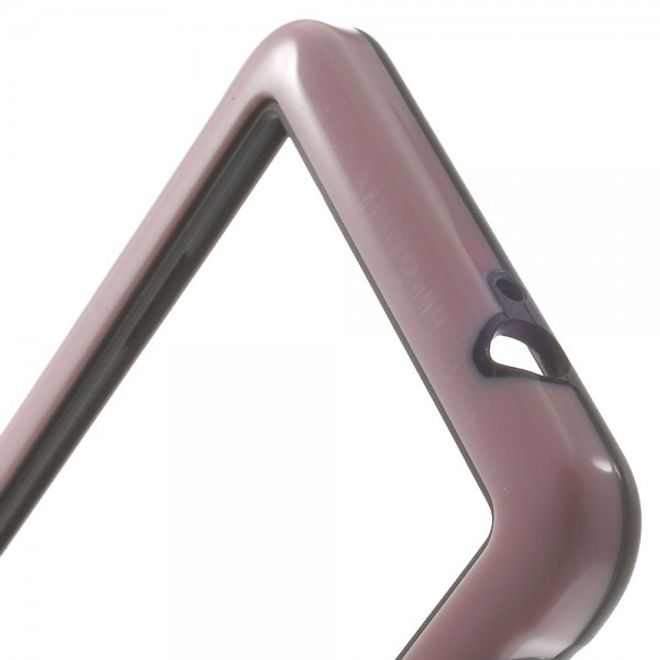 Samsung Galaxy Alpha Glänzender Plastik Bumper - pink