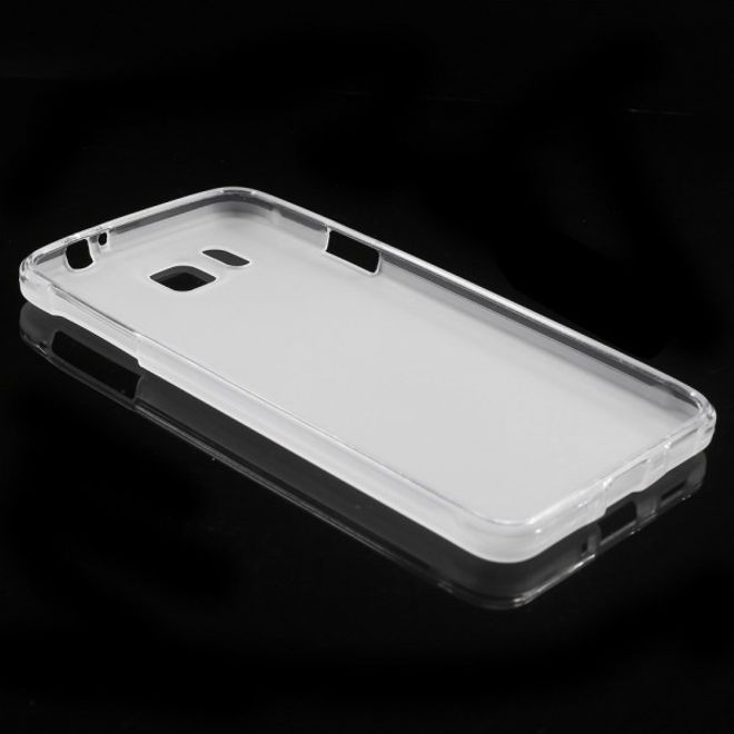 Samsung Galaxy Alpha Elastisches, Mattes Plastik Case - weiss