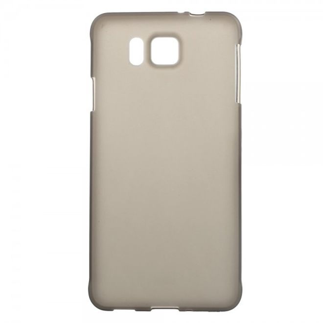 Samsung Galaxy Alpha Elastisches, Mattes Plastik Case - grau