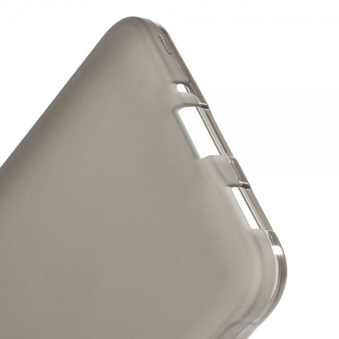 Samsung Galaxy Alpha Elastisches, Mattes Plastik Case - grau
