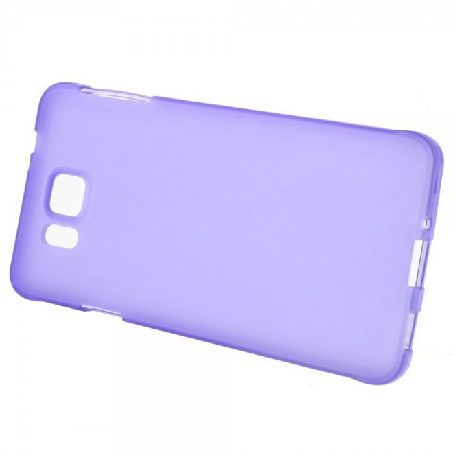 Samsung Galaxy Alpha Elastisches, Mattes Plastik Case - purpur