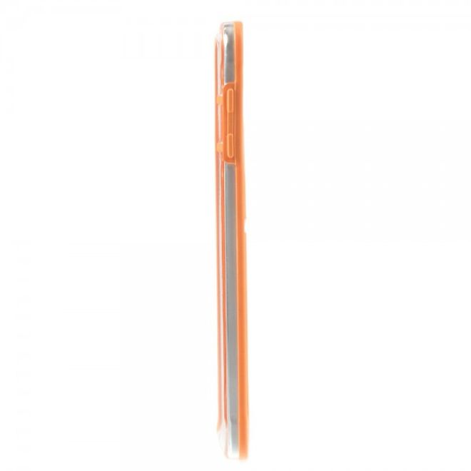Samsung Galaxy Note 4 Leicht elastischer Plastik Bumper - orange