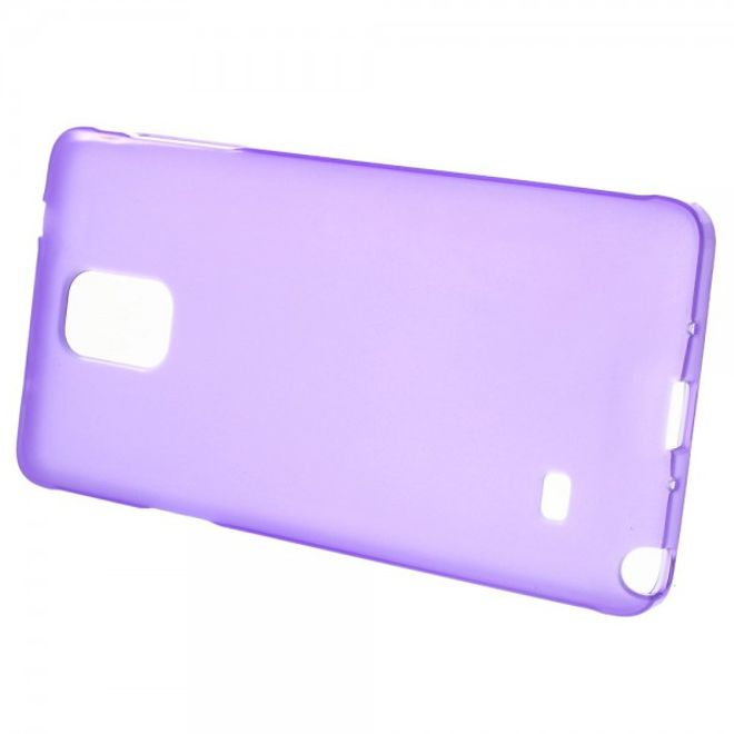Samsung Galaxy Note 4 Leicht glänzendes, elastisches Plastik Case - purpur