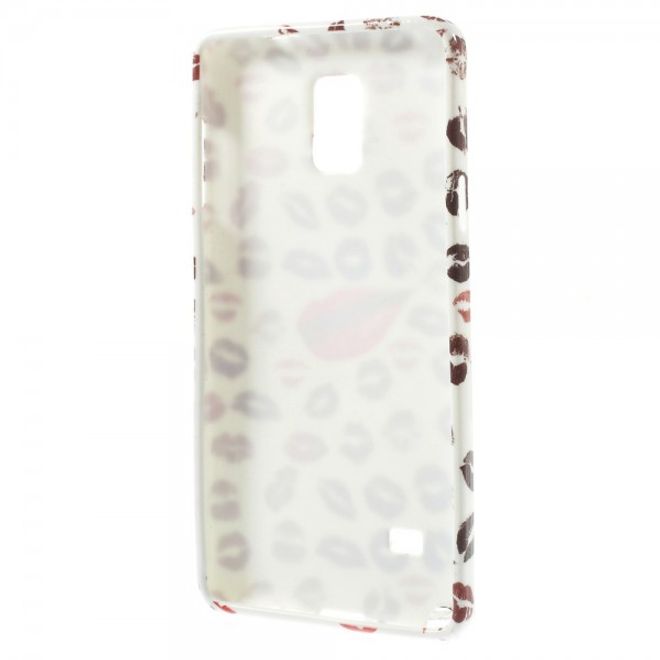 Samsung Galaxy Note 4 Elastisches Plastik Case mit sexy, kleinen Lippen