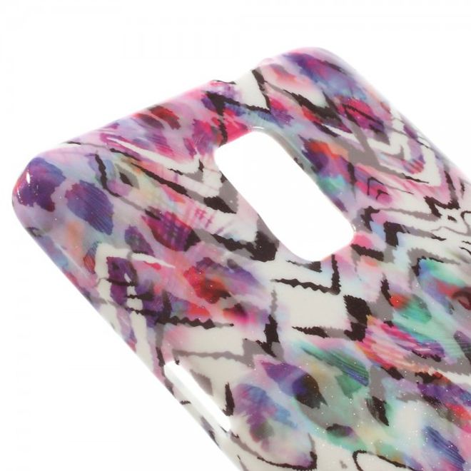 Samsung Galaxy Note 4 Elastisches Plastik Case mit crazy Muster