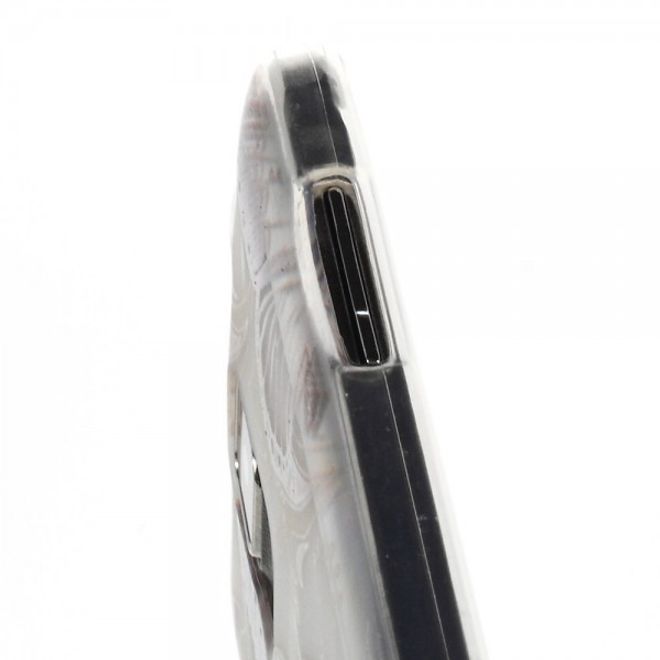 Samsung Galaxy Note 4 Elastisches Plastik Case mit schönen Schmetterlingen