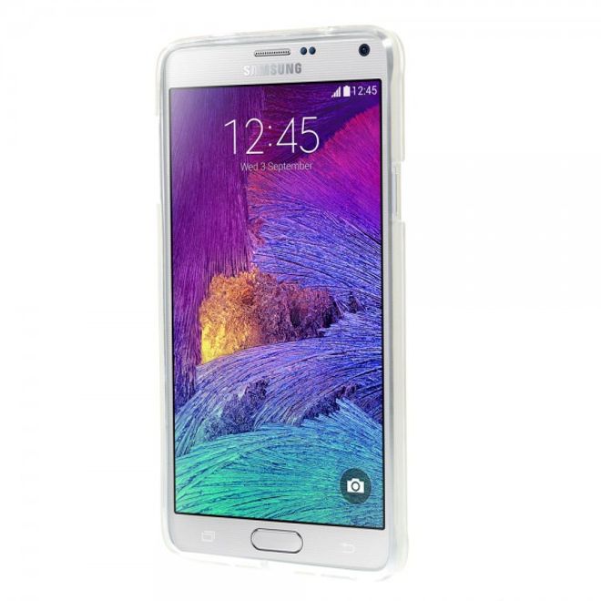 Samsung Galaxy Note 4 Elastisches, glänzendes Plastik Case mit Elefanten