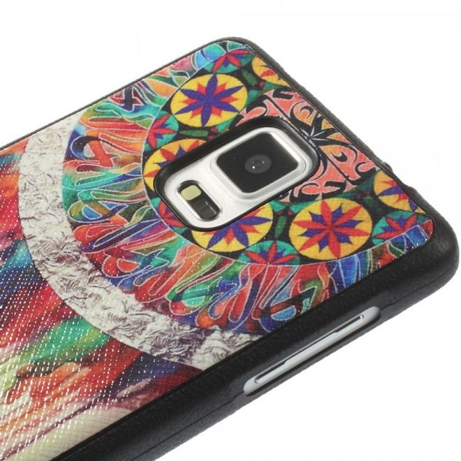 Samsung Galaxy Note 4 Lederartiges Plastik Case mit Traumfänger