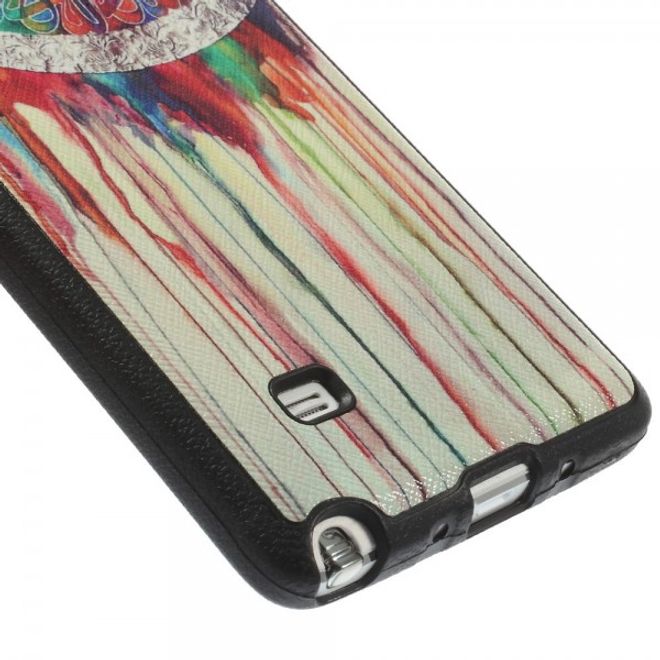 Samsung Galaxy Note 4 Lederartiges Plastik Case mit Traumfänger