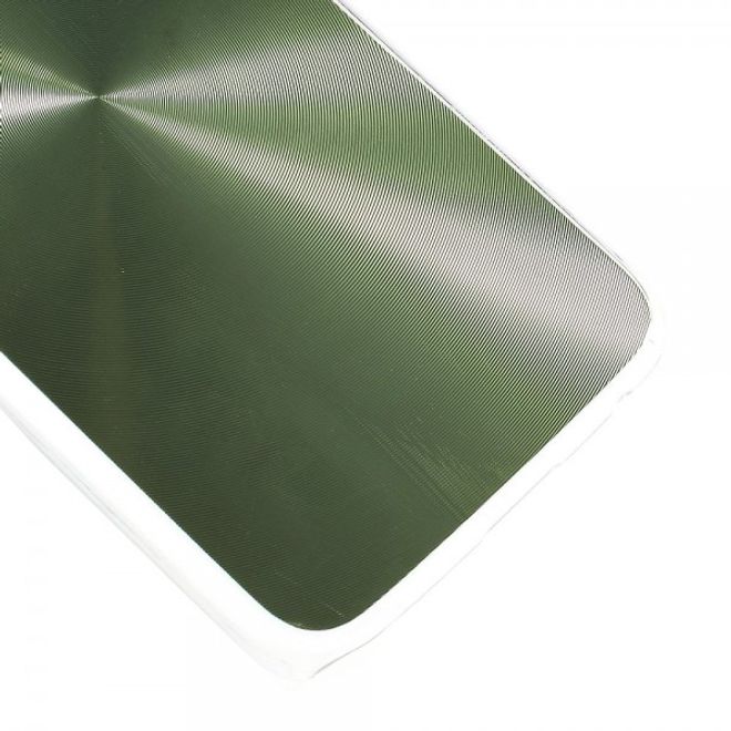 Galaxy S6 Edge Hart Plastik Case im Metallic Look - grün