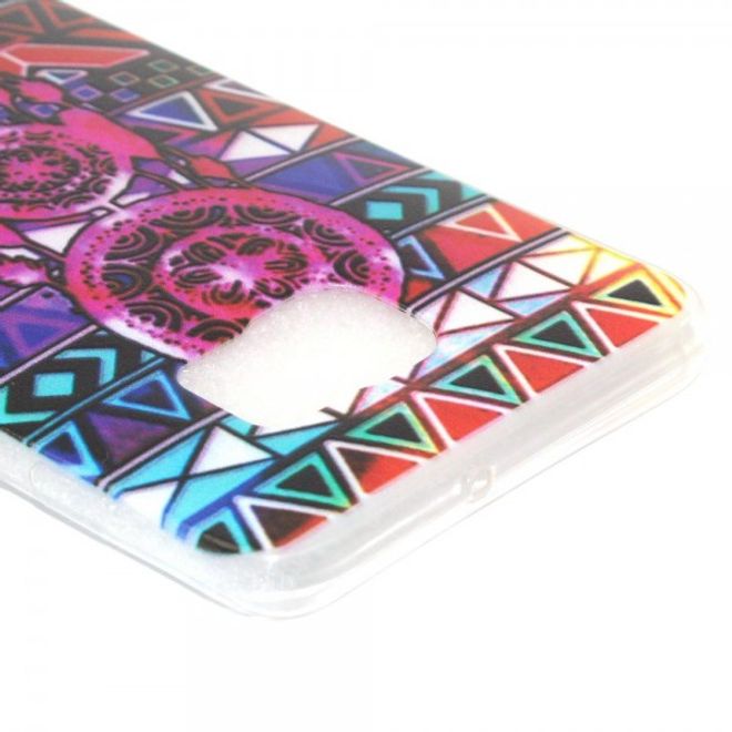 Galaxy S6 Edge Plus Elastisches Plastik Case mit Traumfänger