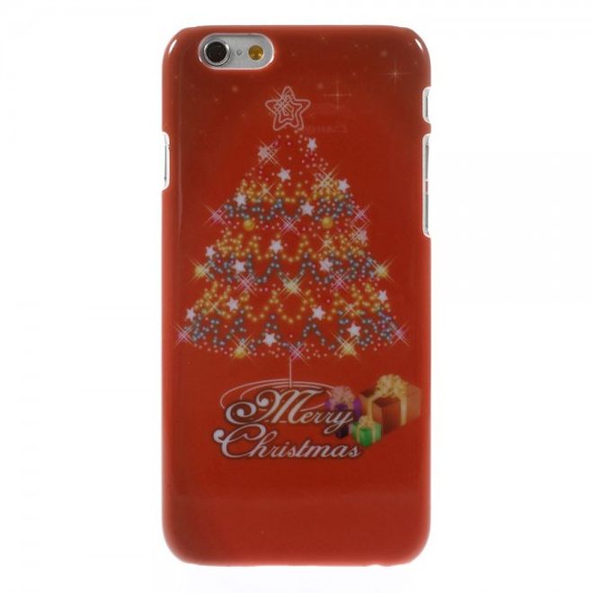 iPhone 6/6S Hart Plastik Case mit schönem Tannenbaum
