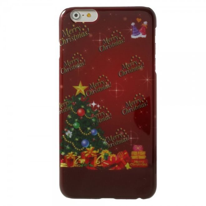 iPhone 6 Plus/6S Plus Hart Plastik Case mit Tannenbaum und Schriftzug