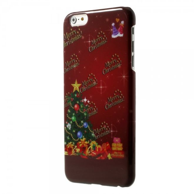 iPhone 6 Plus/6S Plus Hart Plastik Case mit Tannenbaum und Schriftzug