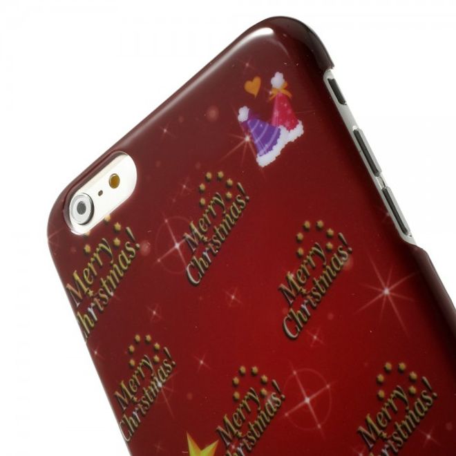 iPhone 6 Plus/6S Plus Hart Plastik Case mit Tannenbaum und Schriftzug