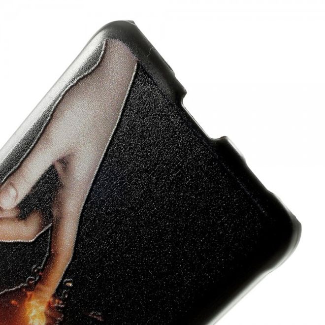 Samsung Galaxy Alpha Hart Plastik Case mit Glühbirne und Hand