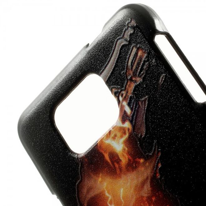 Samsung Galaxy Alpha Hart Plastik Case mit Glühbirne und Hand