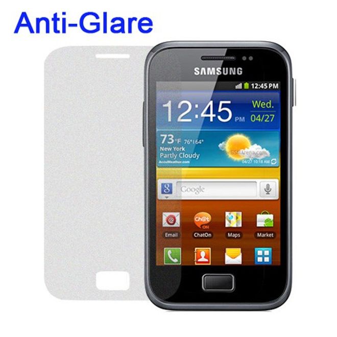 Samsung Galaxy Ace Plus Schutzfolie mit Blendschutz