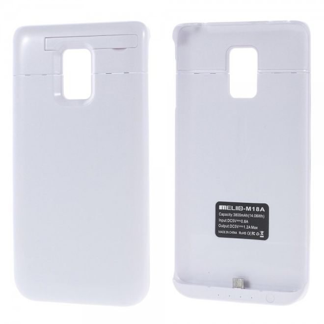 Samsung Galaxy Note Edge Akku Case mit 3800mAh Kapazität - weiss