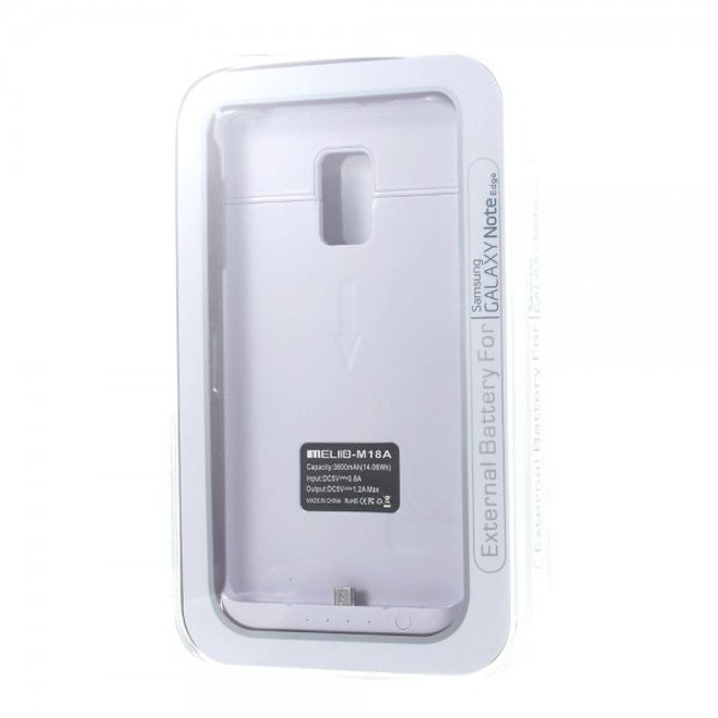Samsung Galaxy Note Edge Akku Case mit 3800mAh Kapazität - weiss