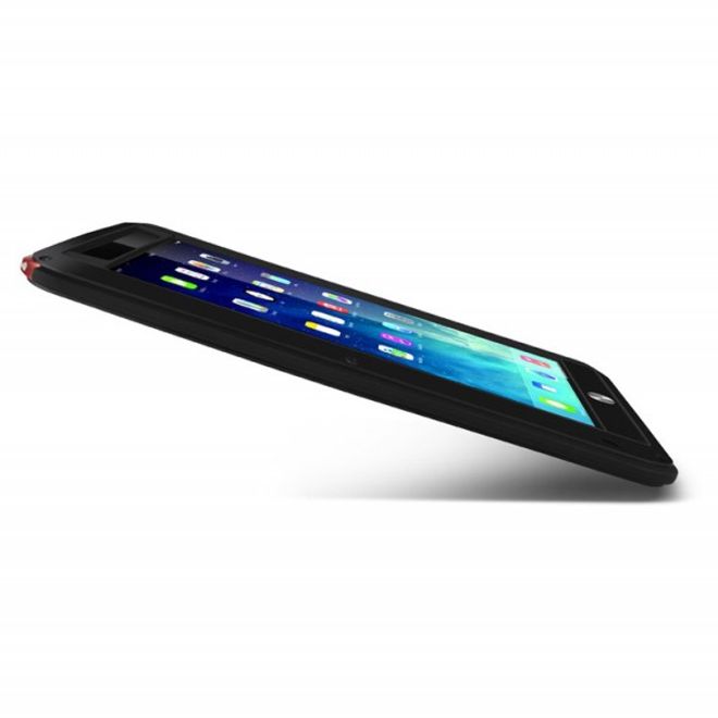 iPad Air LOVE MEI Ultrarobustes Metall, Silikon und gehärtetes Glas Case - schwarz