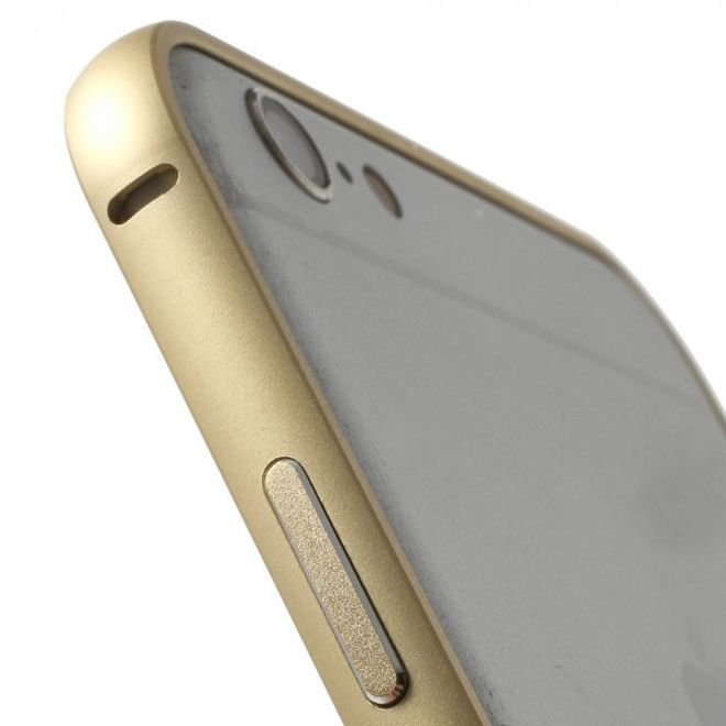 iPhone 6 Plus/6S Plus LOVE MEI Metall Bumper Curved - champagnerfarben