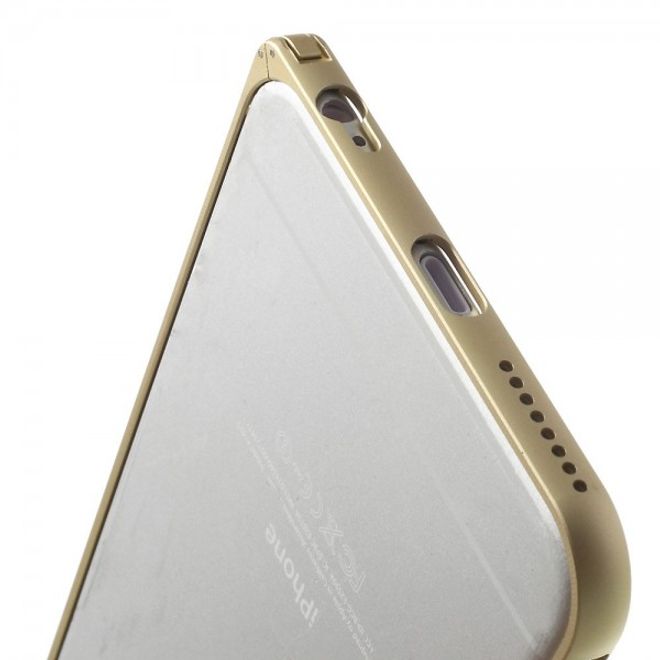 iPhone 6 Plus/6S Plus LOVE MEI Metall Bumper Curved - champagnerfarben