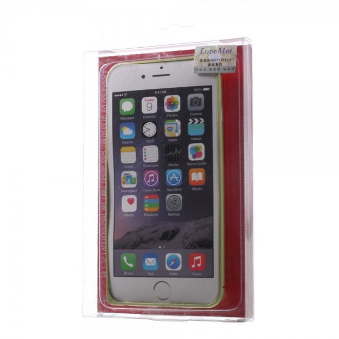 iPhone 6 Plus/6S Plus LOVE MEI Metall Bumper Curved - grün