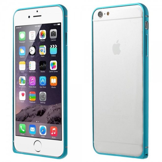 iPhone 6 Plus/6S Plus LOVE MEI Metall Bumper Curved - blau
