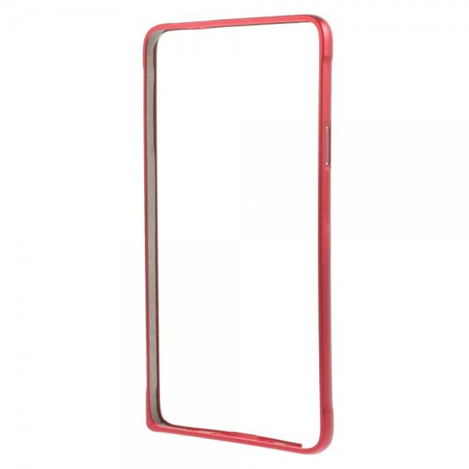 Samsung Galaxy Note 4 LOVE MEI Metall Bumper Curved - rot