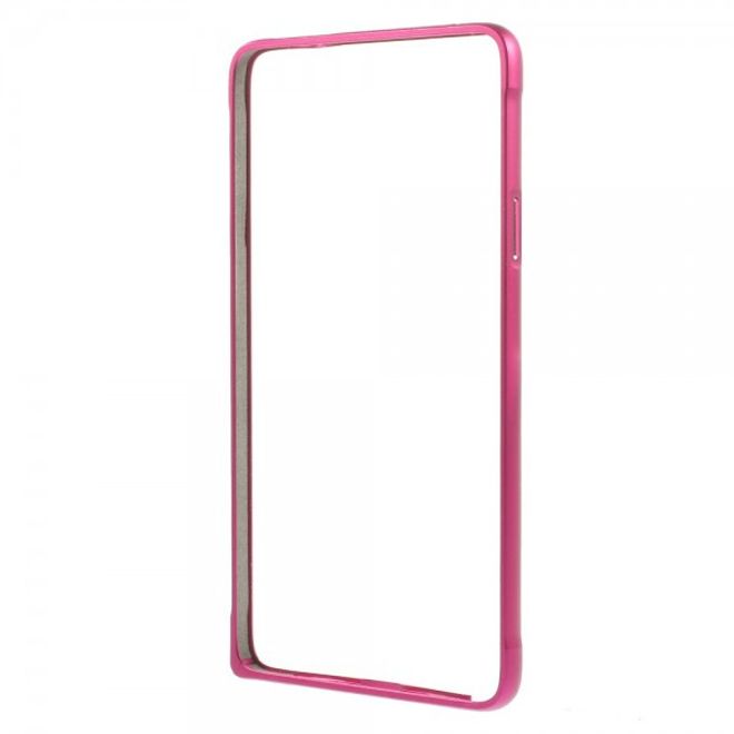 Samsung Galaxy Note 4 LOVE MEI Metall Bumper Curved - rosa