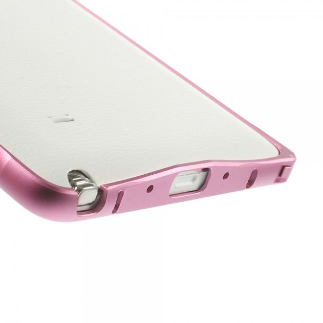 Samsung Galaxy Note 4 LOVE MEI Metall Bumper Curved - pink