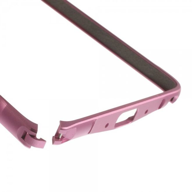 Samsung Galaxy Note 4 LOVE MEI Metall Bumper Curved - pink
