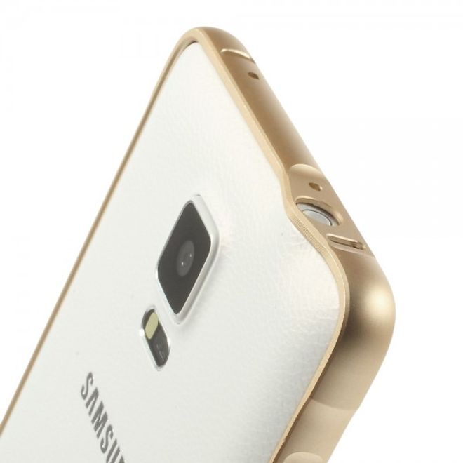 Samsung Galaxy Note 4 LOVE MEI Metall Bumper Curved - champagnerfarben