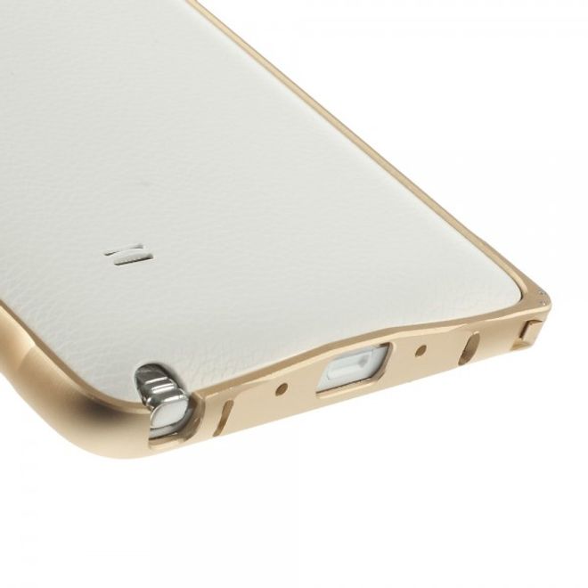Samsung Galaxy Note 4 LOVE MEI Metall Bumper Curved - champagnerfarben