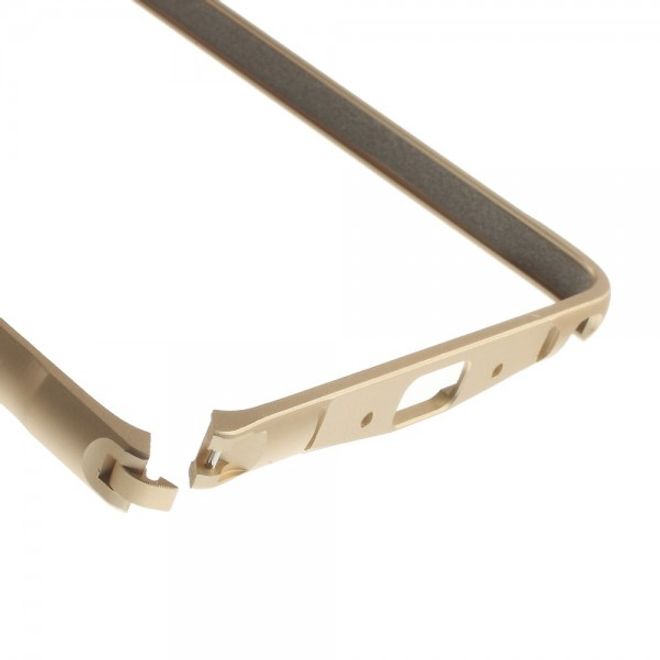 Samsung Galaxy Note 4 LOVE MEI Metall Bumper Curved - champagnerfarben