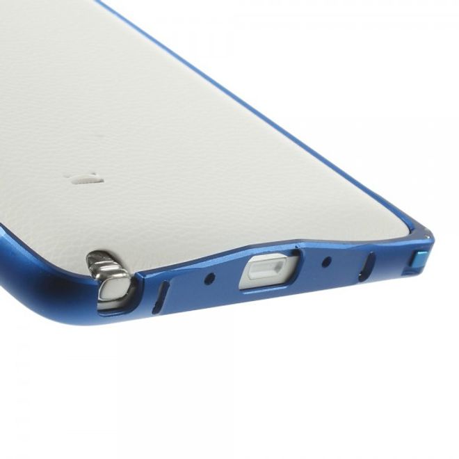 Samsung Galaxy Note 4 LOVE MEI Metall Bumper Curved - dunkelblau