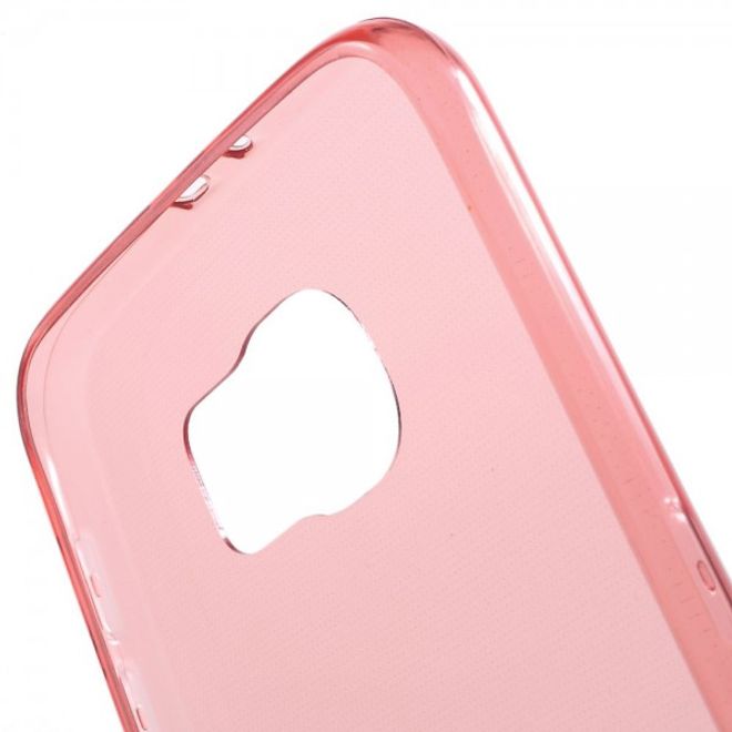 Samsung Galaxy S6 Ultradünnes (0,6mm), elastisches Plastik Case - rot