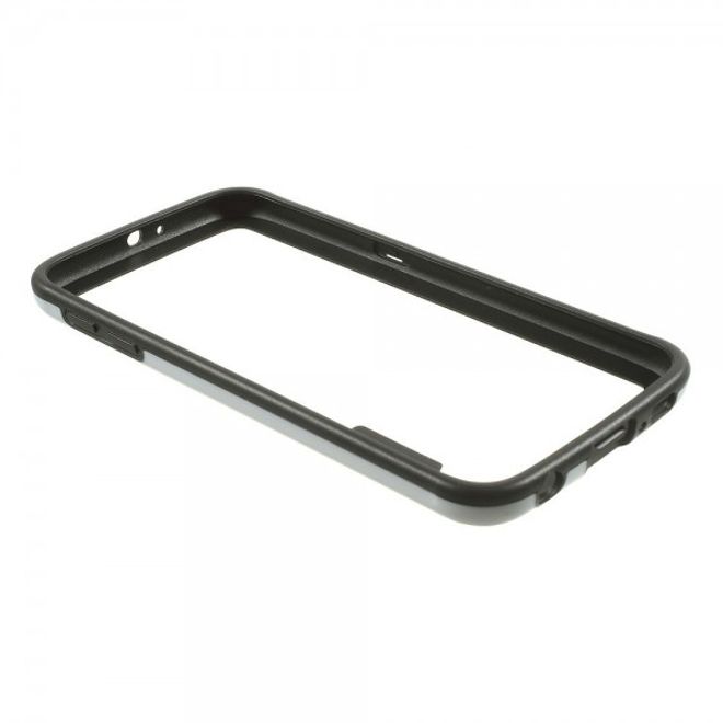 Samsung Galaxy S6 Elastischer Plastik Bumper - weiss