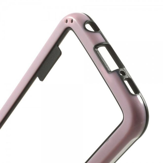 Samsung Galaxy S6 Elastischer Plastik Bumper - pink