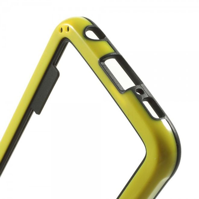 Samsung Galaxy S6 Elastischer Plastik Bumper - gelb