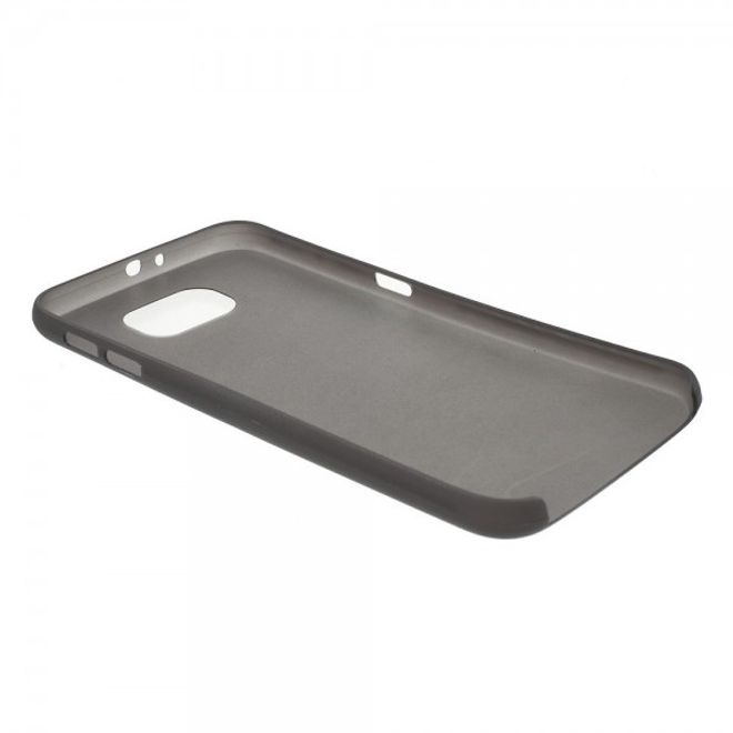 Samsung Galaxy S6 Ultradünnes (0.3mm), elastisches Plastik Case - schwarz